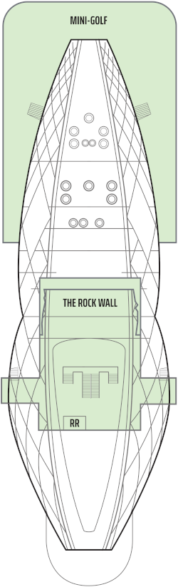 Choose your cabin on Deck 20             
